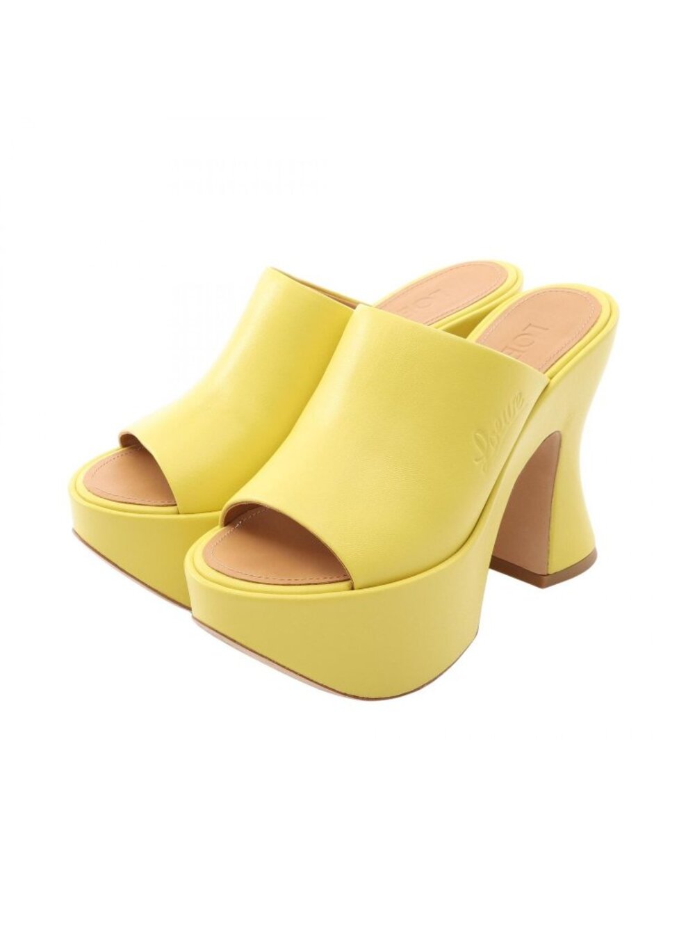 Loewe Mules Paula's Ibiza Open Toe Leather Sandals